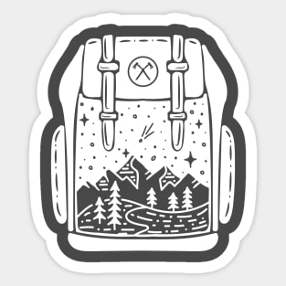 Travel / Hiking Backpack Sticker